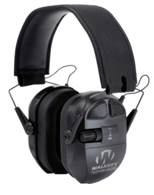 Walker's Ultimate Power Electronic Muff Quads feature four large microphones and 2 independent volume controls